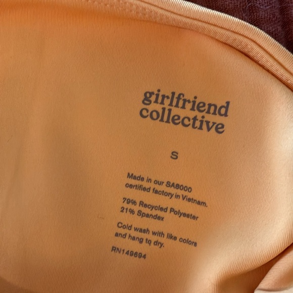 NWT GC high rise compressive legging, citrine/yellow, small, pocketless - Picture 4 of 4